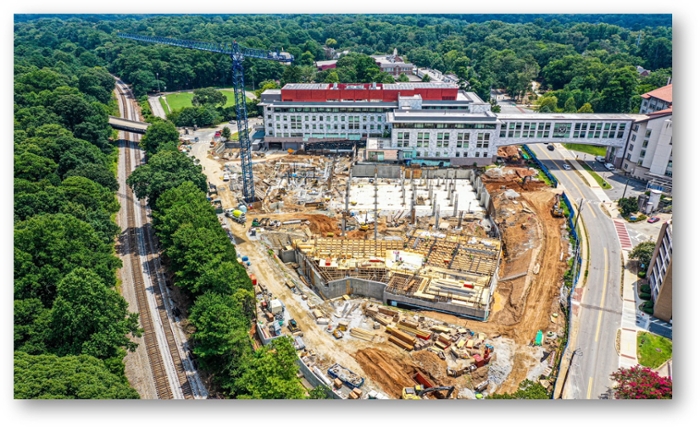 Drone Overview of Health Sciences center